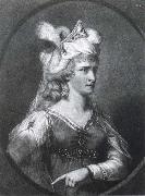 John Raphael Smith Sarah Siddons as Zara in Congreve-s The Mourning Bridg oil painting